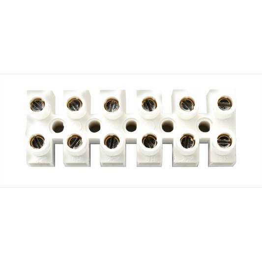 HPM Terminal Strip Connector - 6 Way - Plastic - Indoor Use