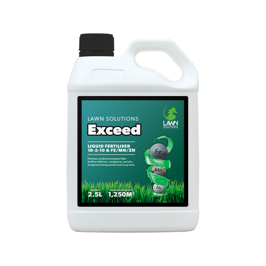 Lawn Solutions Australia Exceed Liquid Fertiliser - 2.5L - Boosts Lawn Health - Auzzistore