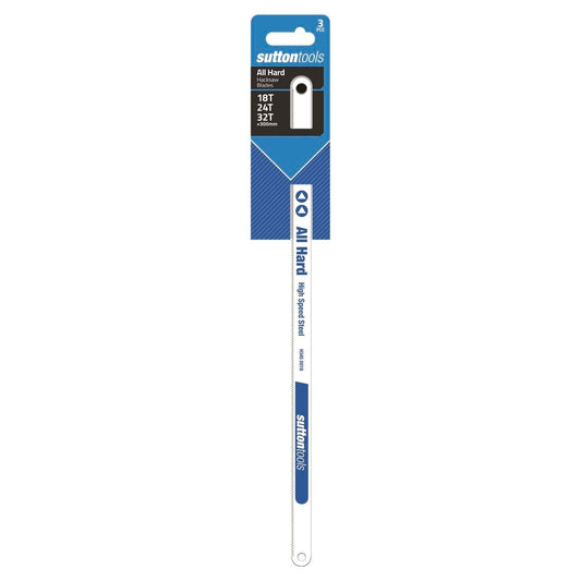 Sutton Tools Hacksaw Blade Combo 300mm 18 24 32 TPI Steel Durable