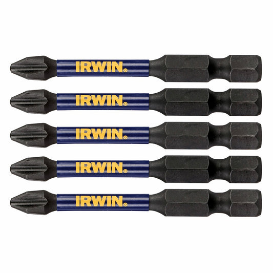 Irwin Impact Bits - 57mm - Magnetised - High Torque Performance - 5 Pack – view 2 - Auzzistore