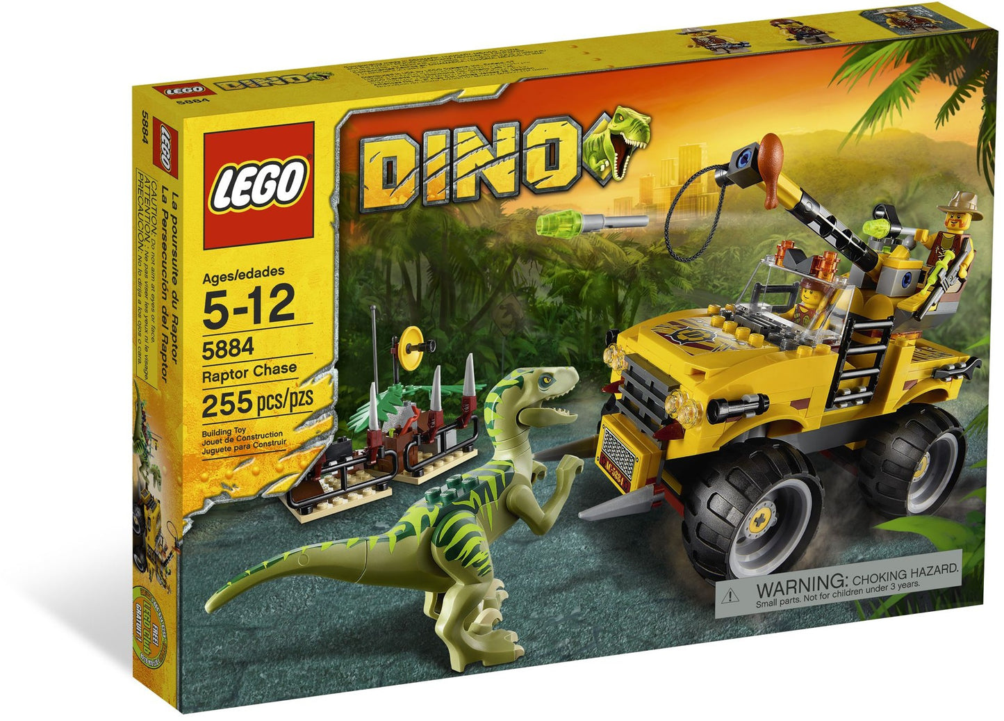 LEGO 5884 Dino Raptor Chase- Auzzi Store