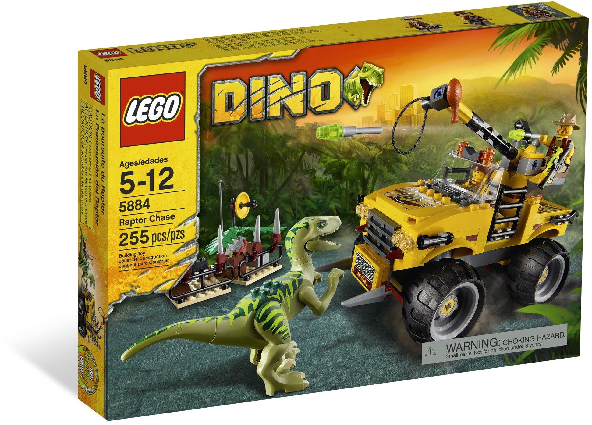 LEGO 5884 Dino Raptor Chase- Auzzi Store