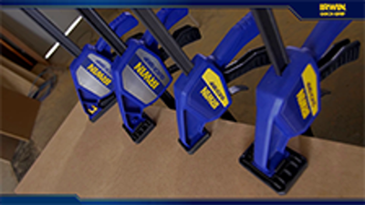 Irwin Heavy Duty Bar Clamp 300mm Steel Non-Marring Pads Strength