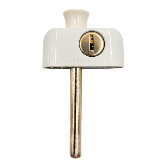 Remsafe Multi Bolt - 21mm - White Powdercoat Steel - Lockable – view 2 - Auzzistore