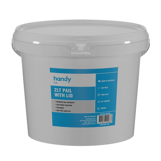 Handy Pail Bucket - 2.3L - Plastic - Food Grade - Auzzistore