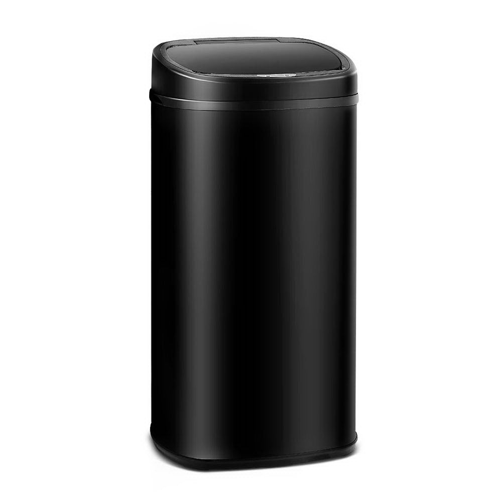 58L Motion Sensor Rubbish Bin - Black | Auzzi Store