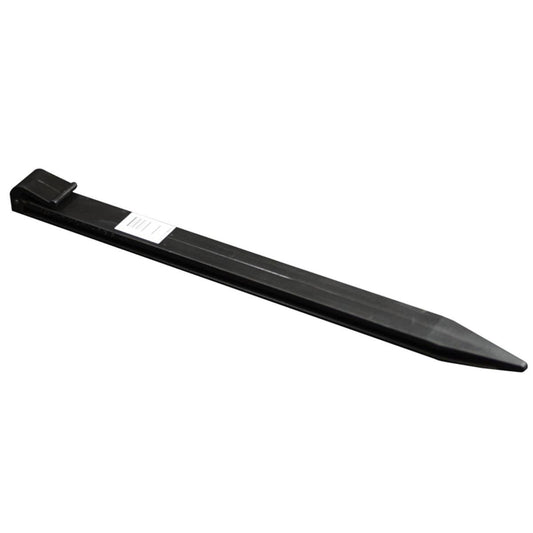 Icon Plastics Black Garden Edge Multi Peg 380mm HDPE Easy Install