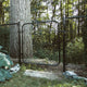 Peak Chain Link Fencing 48mm Black Main Post Cap - Durable Die-Cast Aluminium - Easy Installation