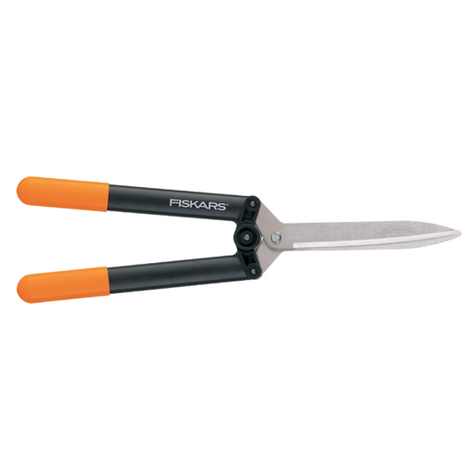 Fiskars Powerlever Hedge Shears - 544mm - Stainless Steel - Lightweight - Auzzistore