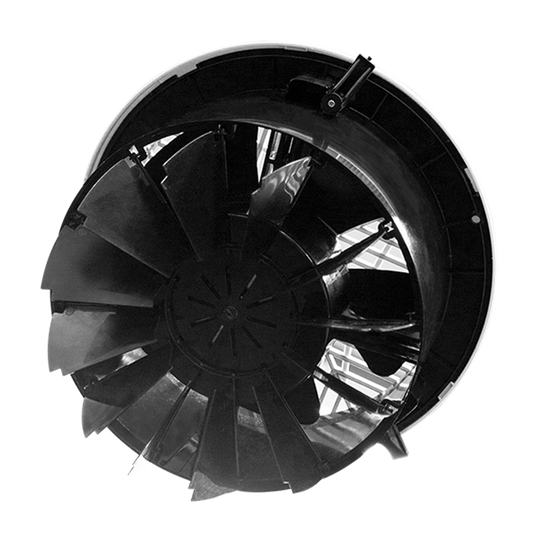 IXL Eco Ventflo Exhaust Fan - 200mm - Plastic - IPX2 Rated – view 2 - Auzzistore