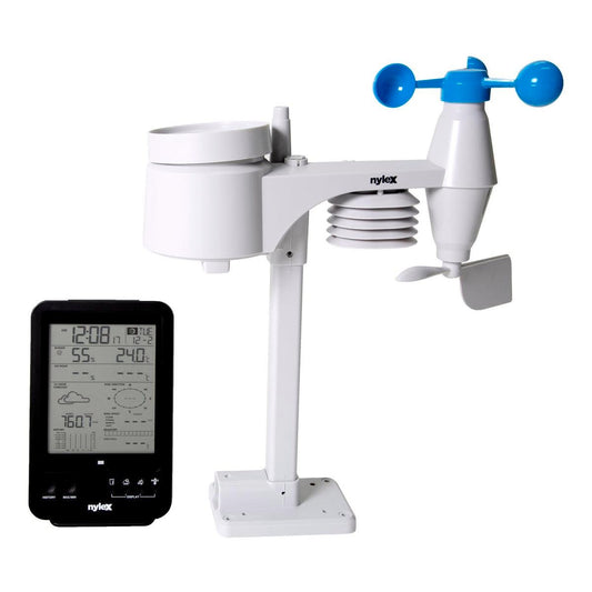 Nylex Digital Weather Station Pro - Indoor Outdoor Monitor - 150mm x 280mm x 385mm