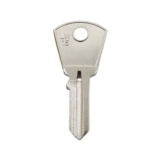 Ehi lw15 Silver Blank Key - Nickel Plated Brass - Key Duplication Solution - Auzzistore