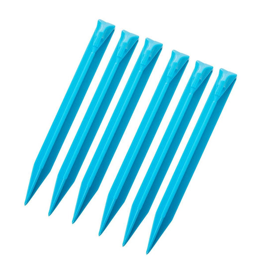 Polytuf 230mm ABS Tent Peg - 6 Pack - Lightweight - Durable Anchoring