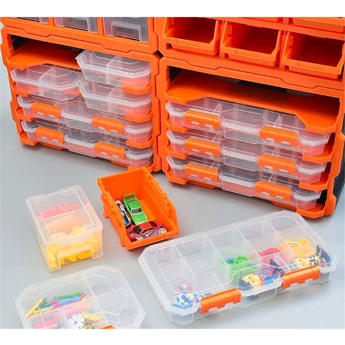 Tactix 6 Box Storage Tower - Polypropylene - Modular - Wall Mountable