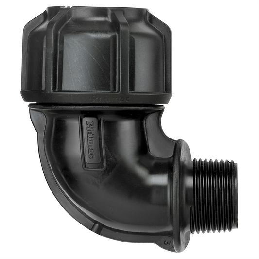 Philmac 25mm Pipe Elbow - Polypropylene - 90 Degree - PN16 Rating - Auzzistore