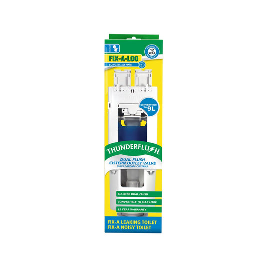 Fix a Loo Thunderflush Dual Flush Cistern Outlet Valve - Plastic - 6/3L - Water Saving – view 2