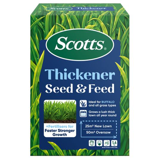 Scotts Lawn Builder Lawn Thickener 1.4kg Seed Fertiliser Drought Tolerant - Auzzistore