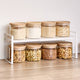 Ezystorage Small Expandable Pantry Shelf - 27-46 cm - White - Space Saver