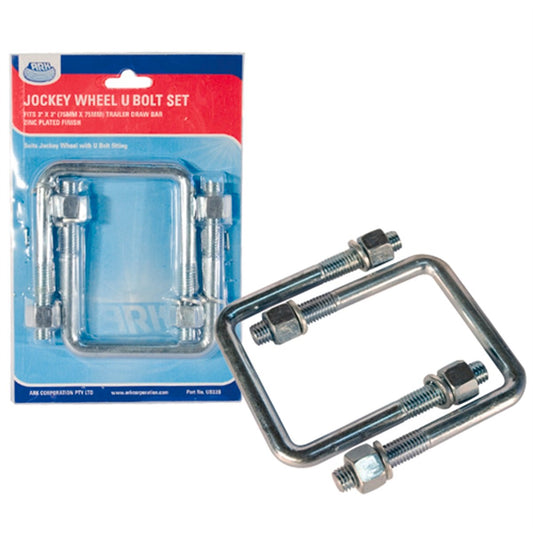Ark 3 U Bolt - 3" x 2" - Steel - Zinc Coated - Auzzistore