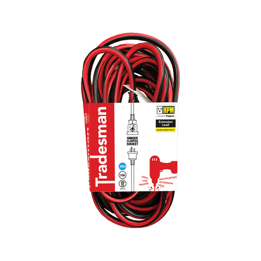 Hpm 20m 1 5mm 10a 3 Core Extra Heavy Duty Tradesman Extension Lead