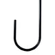 Jack Hanging Basket Hook - 600mm - Black - Durable Wire Construction