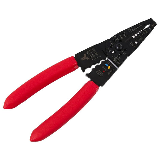Trojan Wire Stripper - 80mm x 15mm x 250mm - Insulated Crimper - Auzzistore