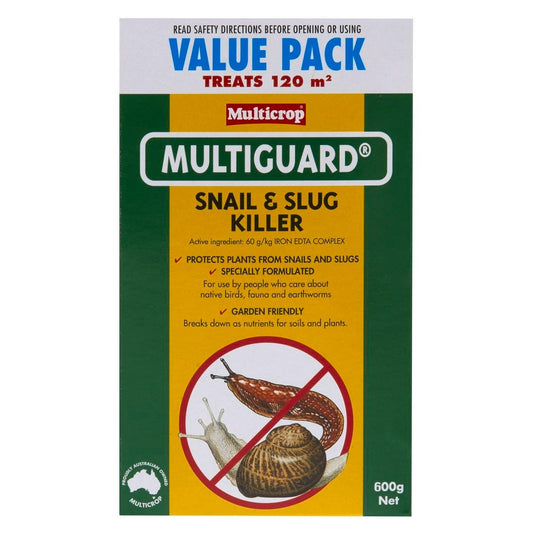 Multicrop Snail and Slug Killer - 600g - Carton Box - Garden Friendly - Auzzistore