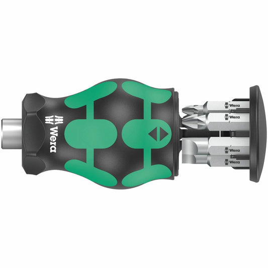Wera Kraftform 4 Bit Holding Screwdriver - 65mm - Ergonomic Handle - Compact - Auzzistore