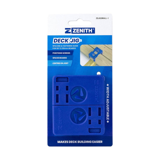 Zenith Deck Jig Spacing Fastening Guide Tool Small - 8mm Gap - Blue - Auzzistore