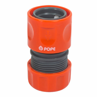 Pope 18mm Hose Connector - ABS Plastic - UV Treated - Watertight Connection
