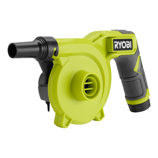 Ryobi USB Lithium High Volume Inflator 2Ah Kit - 453L/min Airflow - Compact