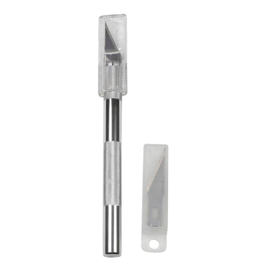 Craftright Precision Craft Knife - 185mm - Aluminium - 2 Blades - Auzzistore