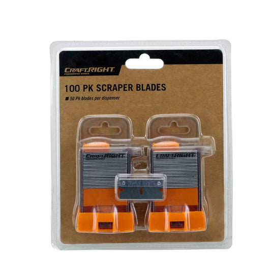 Craftright Scraper Blade - 19mm - Carbon Steel - 100 Pack – view 2 - Auzzistore