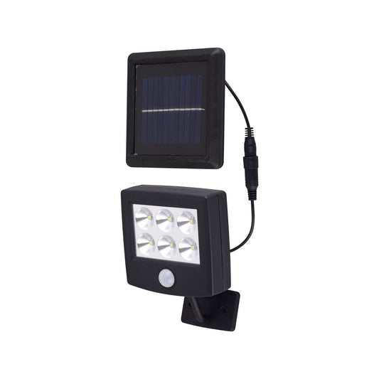 Solar Magic 200lm Wall Light Solar Pir Sensor - Outdoor Security Light - 102mm x 132mm x 78mm - Movement Activated
