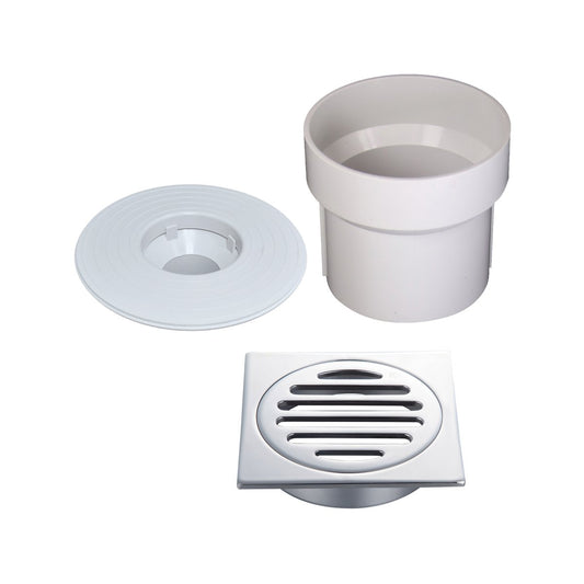 Kinetic Puddle Flange Kit - 80mm - PVC/Brass - Watermark Certified – view 2 - Auzzistore