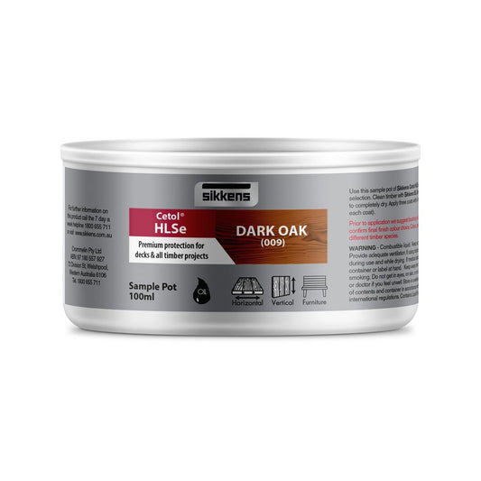 Sikkens Dark Oak Cetol Hlse 100ml Oil Based Timber Finish Satin - Auzzistore