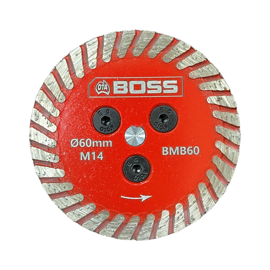 DTA 60mm Boss Diamond Blade - M14 Thread - Durable for Wet/Dry Cutting - Auzzistore