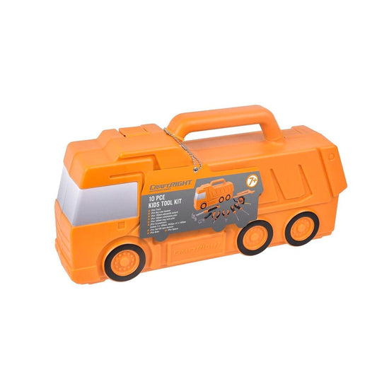 Craftright Truck Tool Kit - 10 Piece - Plastic - Kids DIY Set