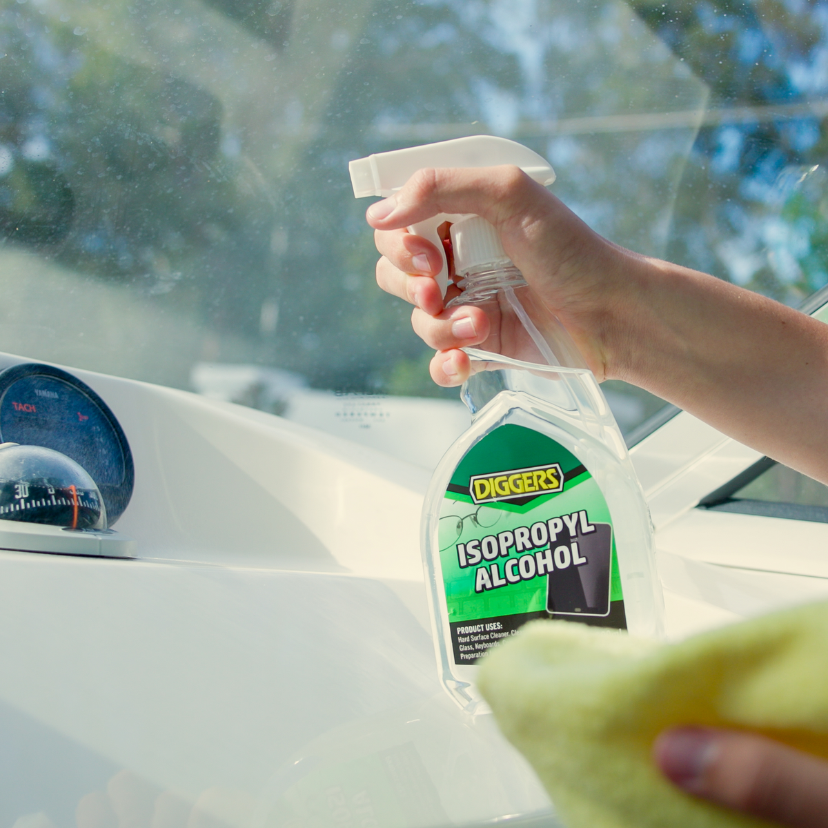 DIGGERS Isopropyl Alcohol 500ml Liquid Cleaner - Fast Evaporation