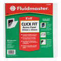 Fluidmaster Access Panel - 200mm x 200mm - White - Plastic - Easy Install