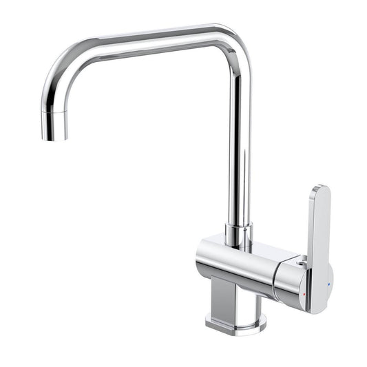 Caroma Chrome Lead Free Saracom Swivel Sink Mixer - 123mm x 272mm - Safe & Efficient