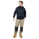Craftright Black Zip Thru Hoodie Small - 100% Polyester - Comfortable Fleece