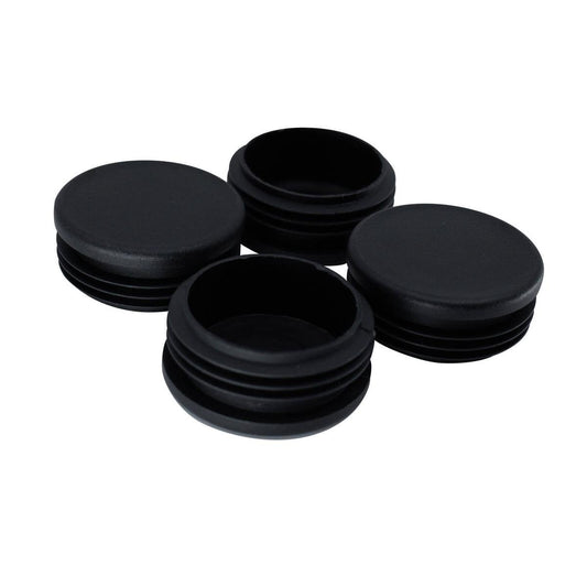 Surface Gard Black Round Chairtip - 50mm - 4 Piece - Floor Protection - Auzzistore