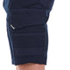 Tradie Core Cargo Shorts 87 - Navy - Flex Fabric - No Ouch Crouch Gusset