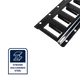 Grunt E Track Horizontal 60cm - Black - Galvanised Steel - Cargo Securing Solution