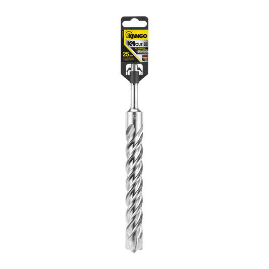 Kango SDS Plus Drill Bit 25mm x 250mm Steel Low Vibration Performance - Auzzistore