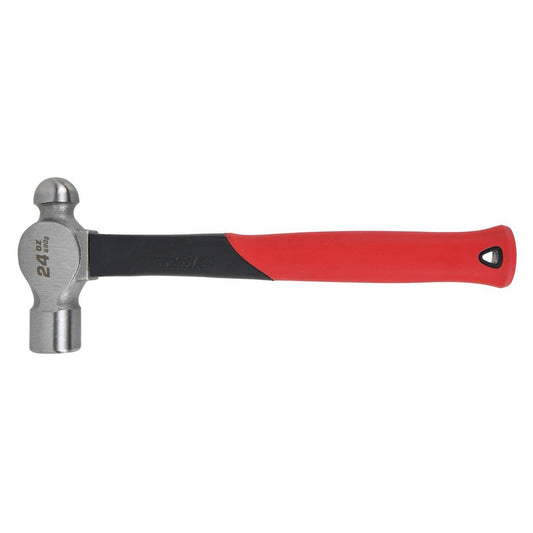Trojan 24oz Fibreglass Ball Pein Hammer - 680g - Durable & Ergonomic - Auzzistore