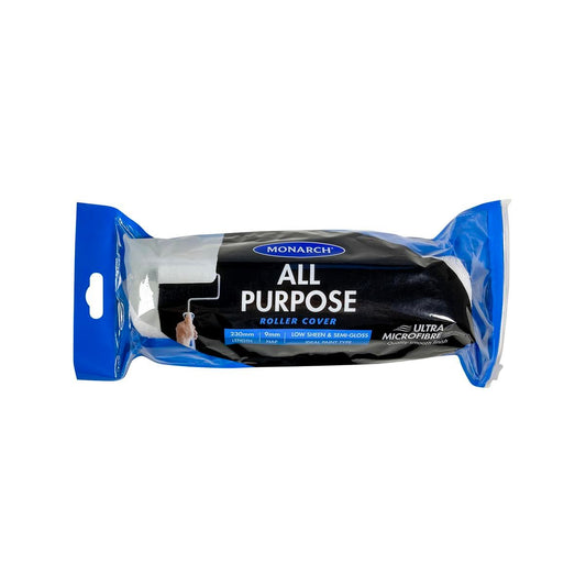 Monarch Ultra Microfibre Roller Cover 230mm 9mm Nap Smooth Finish - Auzzistore
