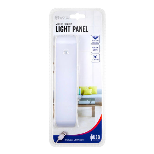 Lytworx Motion Sensor Light Panel - 300mm x 200mm - White - Energy Efficient