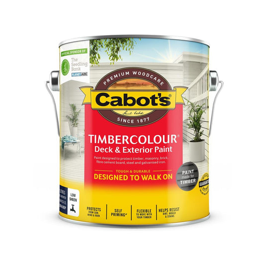 Cabots Timbercolour Deck Paint 2L Ultra Deep Base Water Based UV Resistant